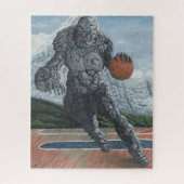 Golem Playing Basketball Große Kunst Puzzle (Vertikal)
