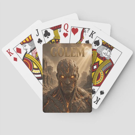 Golem-Spielkarten, Pokerkarten (Rückseite)