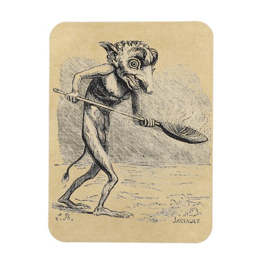 Golem Stirs the Cauldron Magnet (Vertikal)