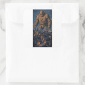 Golem von Prag Aufkleber (Tasche)