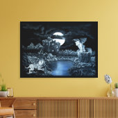 Golem vs Dolem District Fight Leinwanddruck (Insitu (Wohnzimmer))