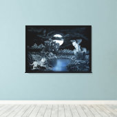 Golem vs Dolem District Fight Leinwanddruck (Insitu (Holzboden))