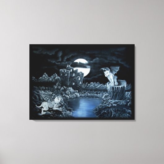 Golem vs Dolem District Fight Leinwanddruck (Vorderseite)