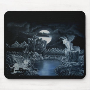 Golem vs Dolem District Fight Mousepad
