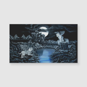 Golem vs Golem District Fight Magnetic Card Magnetkarte