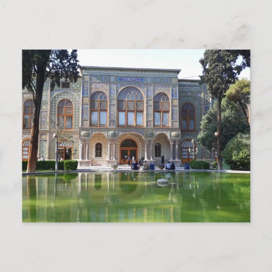 Golestan Palace Tehran Iran Postkarte (Vorderseite)