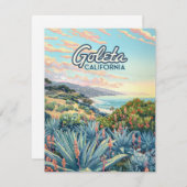 Goleta California Santa Barbara Isla Vista Card (Vorne/Hinten)