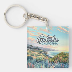 Goleta Kalifornien Santa Barbara Isla Vista Vintag Schlüsselanhänger