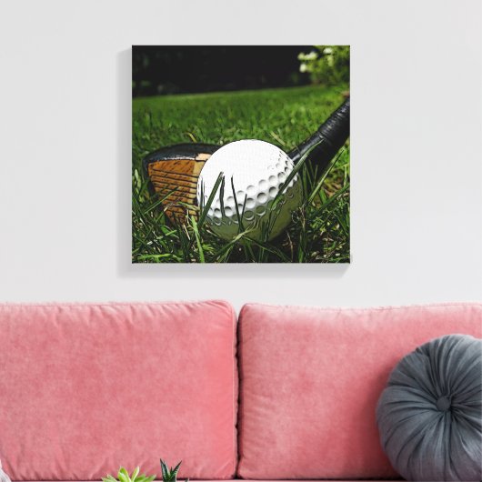 GOLF 101 LEINWANDDRUCK (Insitu (Wohnzimmer))