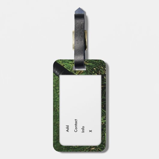 Golf 101 mit Text oder Foto Gepäckanhänger (Rückseite vertikal)