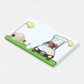 Golf - 10" x 6" Post-it® Notes Post-it Klebezettel (angewinkelt)