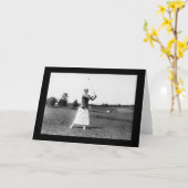 Golf 1914 Fräulein-E. Pickhardt Playing Karte (Gelbe Blume)