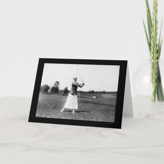 Golf 1914 Fräulein-E. Pickhardt Playing Karte (Vorderseite)