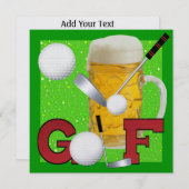 Golf 19. - SRF Einladung (Vorne/Hinten)