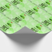 Golf 1. Geburtstag 1 Jahr alt Golfer Geschenkpapier (Ecke)