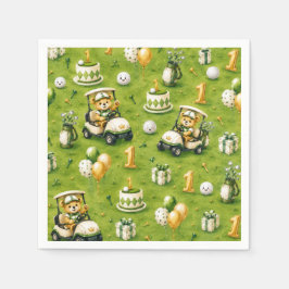 Golf 1. Geburtstag  Serviette