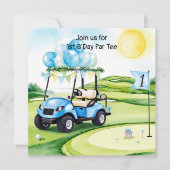 Golf 1. Party Einladung (Vorderseite)