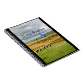 Golf 1 personalisiertes Ruhestands-Party-Gast-Buch Notizblock (Rechte Seite)