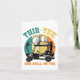 Golf 30. Geburtstag 30 noch auf Par Funny 30 Ye Karte
