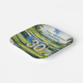 Golf 30. Geburtstag auf dem Golfplatz Pappteller (Gewinkelt)