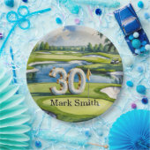 Golf 30. Geburtstag Par Tee 30 Party Pappteller (Party)