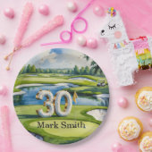 Golf 30. Geburtstag Par Tee 30 Party Pappteller (Party)