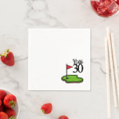 Golf 30. Geburtstag Par Tee 30 Party Serviette (Beispiel)