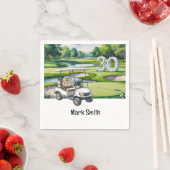 Golf 30. Geburtstag Par Tee 30 Party Serviette (Beispiel)