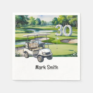 Golf 30. Geburtstag Par Tee 30 Party Serviette