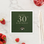 Golf 30. Geburtstag Par tee  Serviette (Beispiel)