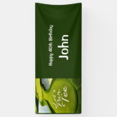 Golf 40. Geburtstag für Golfer Party Banner (Vertikal)