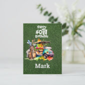 Golf 40. Geburtstag Golfer Jahre Phantastisch sein Postkarte (Stehend Vorderseite)