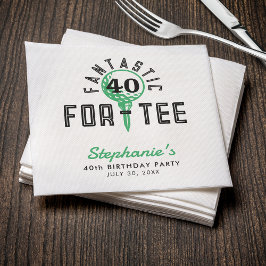 Golf 40. Geburtstag Party Fantastisch für T-Shirt Serviette