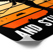 Golf 40th Birthday Party For-tee And Still On Par  Poster (Ecke)