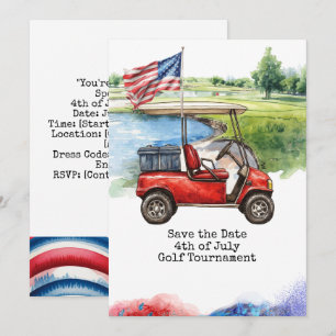 Golf 4. Juli Unabhängigkeitstag für Golfer  Einladung