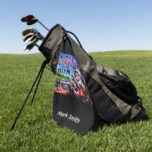 Golf 4. Juli Unabhängigkeitstag Golfhandtuch (Gras)