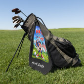 Golf 4. Juli Unabhängigkeitstag Golfhandtuch (Gras)