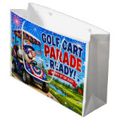 Golf 4. Juli Unabhängigkeitstag Große Geschenktüte (Vorderseite Schrägansicht)