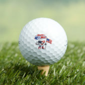 Golf 4. Juli Unabhängigkeitstag mit Flagge Golfball (Insitu T-Shirt)