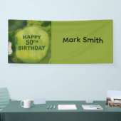 Golf 50. Geburtstag auf dem Golfplatz Banner (Messe)