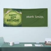Golf 50. Geburtstag auf dem Golfplatz Banner (Messe)