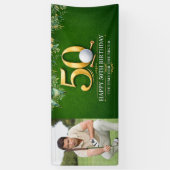 Golf 50. Geburtstag erstellen Sie Ihr eigenes Banner (Vertikal)