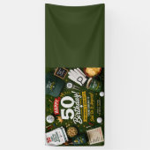 Golf 50. Geburtstag für Golfer Banner (Vertikal)