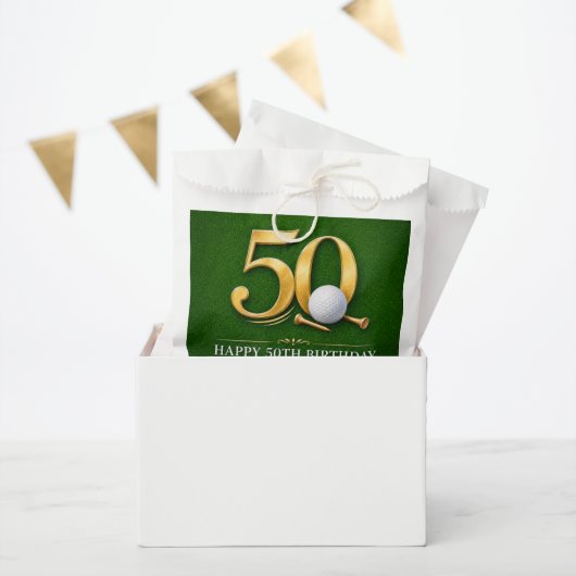 Golf 50. Geburtstag für Golfer Geschenktütchen (Party)