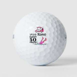 Golf 50. Geburtstag für Golfer Golfball