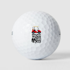 Golf 50. Geburtstag zum Golfer Golfball