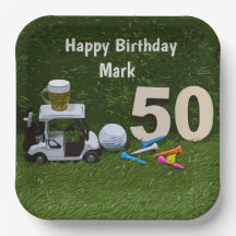 Golf 50. Geburtstag zum Golfer