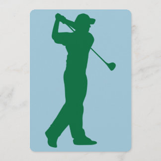 Golf 50. Geburtstagsfeier Einladung