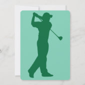 Golf 50. Geburtstagsfeier Einladung (Rückseite)