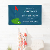 Golf 50. Geburtstagsparty Banner (Insitu)